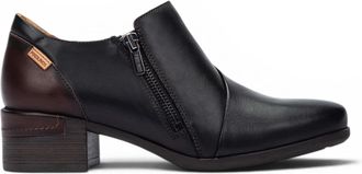 Pikolinos Pikolinos Womens Black Leather Low Heel Shoes - Malaga