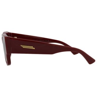 Bottega Veneta BV1026S30008355003 Square-Frame Sunglasses - Burgundy