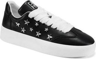 DKNY Glynda Stars Sneaker in Black at Nordstrom, Size 6.5