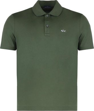 Paul & Shark Klassieke Katoenen Poloshirt - Heren - Polos - Groen - XL - Katoen - Tops