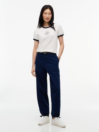 Tommy Hilfiger Womens Relaxed Cargo Jogger - Carbon Navy - XXL