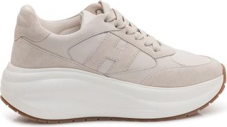 Hogan Beige Allacciato Sneakers