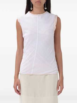 Sportmax Eolo top met ruches - Wit