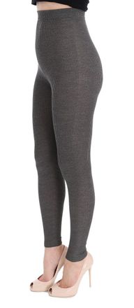 Dolce & Gabbana Womens Gray Cashmere Stretch Tights Clothing