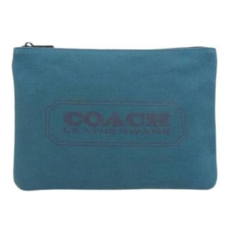 Coach Pre-owned Clutches, male, Green, Size: ONE SIZE Pre-owned Canvas Clutch