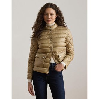 Ralph Lauren Korte donsjas met opstaande kraag