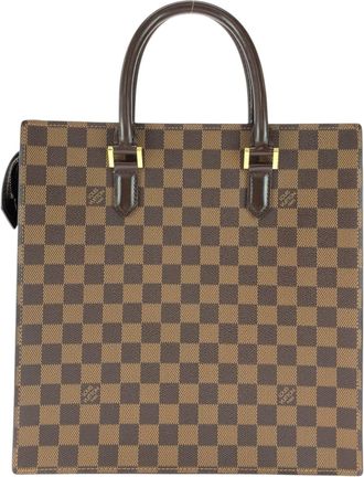 Louis Vuitton Brown Damier Canvas Pvc Handbag Tote Bag (Pre-Owned)