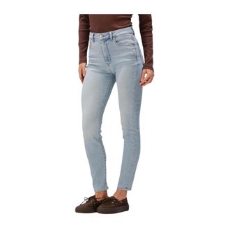 Calvin Klein Jeans, Dames, Blauw, W30 L32, Katoen, Dames Jeans High Rise Skinny