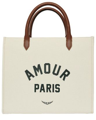 Zadig&Voltaire Shopper Wings Canvas Tote