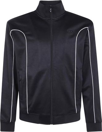 Diesel S-Locking-Do Full Zip - Heren - Vesten met rits - Zwart - L - Hoodies & sweatvesten