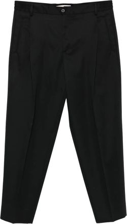 BRIGLIA 1949 pleated wool trousers - Black