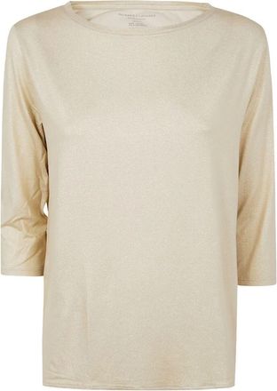 Majestic Boat Neck 3/4 Sleeves Sweater