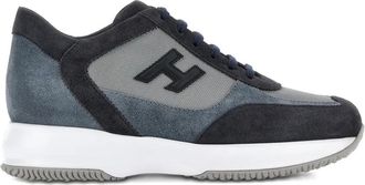 Hogan Interactive sneakers met logopatch - Grijs