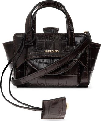 Hidesins Flap XS Tas - Dames - Mini tas - Bruin - ONE Size - Leer - Tassen