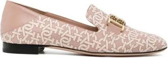 Bally Elely B Chain Monogram Loafers