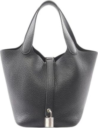 Herm&egrave;s Pre-owned Vintage Bucket Bag - Pre-owned - Mujer - Negro - ONE SIZE