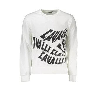 Cavalli Hombre, Sudaderas, Blanco, Talla: 2XL