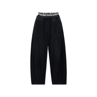 Alexander Wang Pre-styled Brushed Denim Sweatpants