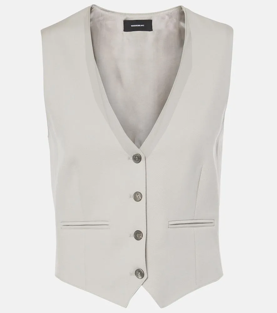 Gilet De Costume Homme En Coton - 3 Poches, Dos Réglable, Pour Mariage/bureau/soirée