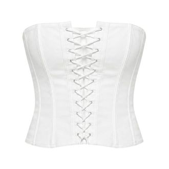 Dolce & Gabbana Top sin mangas - Tops - Mujer - Blanco - S
