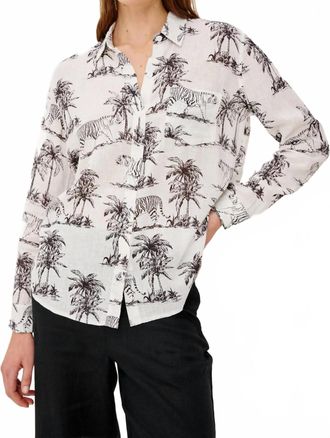 Rails Charli Button-Up Shirt In Ivory Bengal