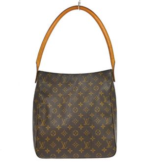 Louis Vuitton Looping Monogram Canvas Brown Canvas Handbag (Pre-Owned)