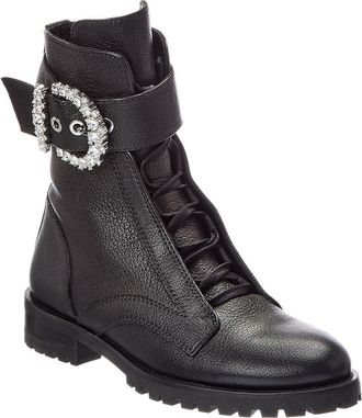 Jimmy Choo London Cheri Leather Combat Boot