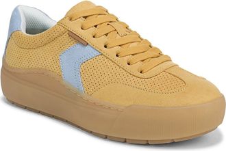 Dr. Scholls Time Off Win Low Top Sneaker in Yellow Perforated at Nordstrom, Size 10