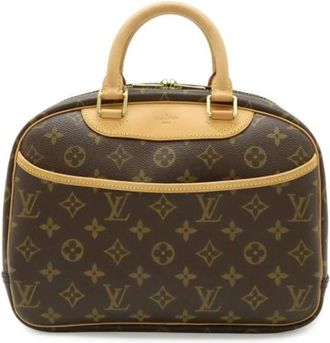 Louis Vuitton Pre-owned Monogram Canvas Handbag - Dames - Vintage Handtas - Bruin - ONE Size - Vintage
