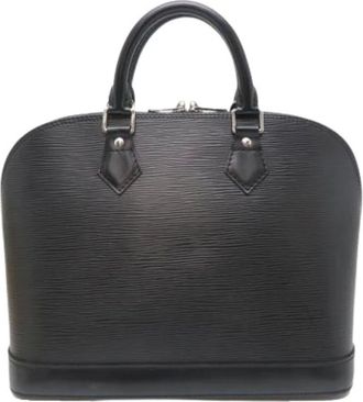 Louis Vuitton Pre-owned Handbags, female, Black, Size: ONE SIZE Pre-owned Leather Handbag