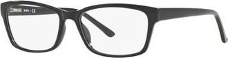 Sferoflex 53mm Square optical glasses in Black at Nordstrom