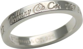 Tiffany & Co. Silver Silver 925 Band Ring (Pre-Owned)