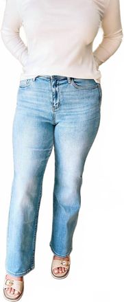 Judy Blue Sophie Straight Jeans In Light Blue