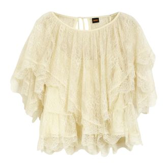 HUGO BOSS Mujer, Blusas y Camisas, Beige, Talla: M