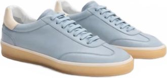 Robert Barakett Mens Coppit T Toe Walking Sneaker In Light Blue