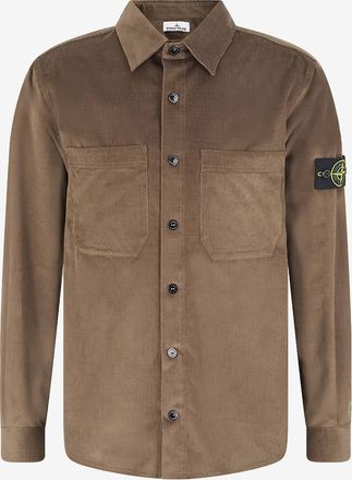 Stone Island Hemd aus Baumwollcord