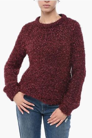 Saint Laurent Lurex Eyelash Crewneck Sweater size M