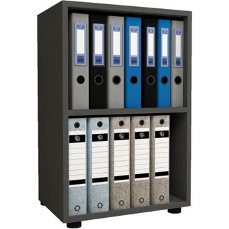 ebuy24 Ebuy24 - Estante De Madera Vcm De Pie Gabinete De Archivo De Ahorro De Espacio Dimensiones Aprox. Al. 74 X An. 49 X T. 32 Cm Estante Elegante Estante 