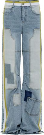 Hellessy Jeans con design patchwork - Blu