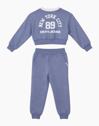 DKNY Mens Infants Lilac Two Piece DKNY Tracksuit - Purple - Size: 18 months
