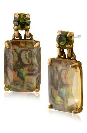Jardin Abalone & Crystal Drop Earrings in Abalone/Gold at Nordstrom Rack