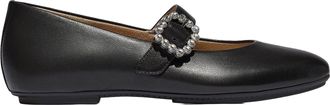 FitFlop FitFlop Womens Delicato Crystal-Buckle Leather Mary Janes