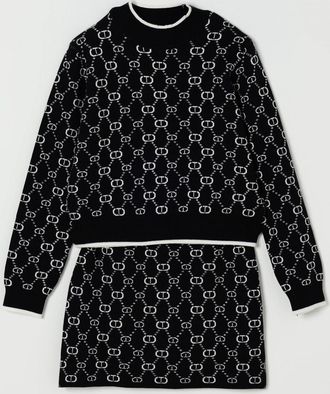 Twinset Coordinato in misto viscosa con logo all-over Twinset