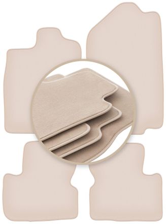 OEM Alfombrillas Beige Premium Para: Opel Vectra A Sed&aacute;n, Liftback, Hatchback 1988-1995