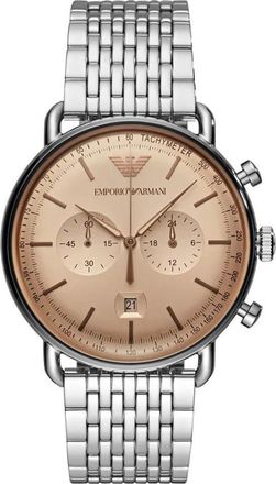 Emporio Armani Accessoires, Heren, Grijs, ONE Size, Ar 11239 Horloge