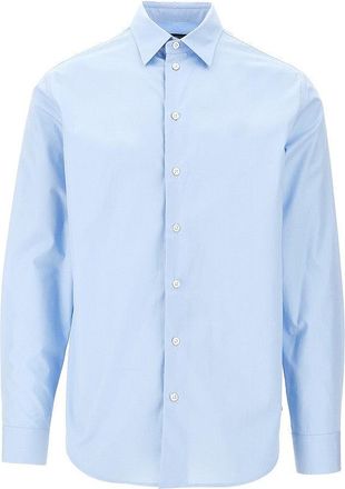 Emporio Armani Poplin shirt Man XXL