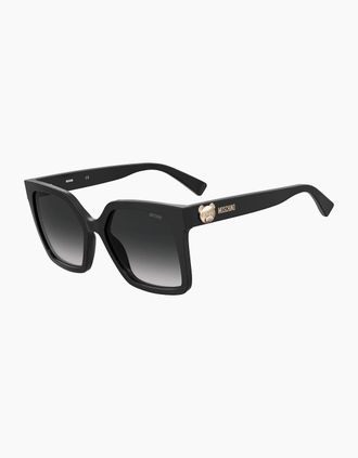 Moschino Womens Moscsun Sq Sungls - Black - Size: ONE size