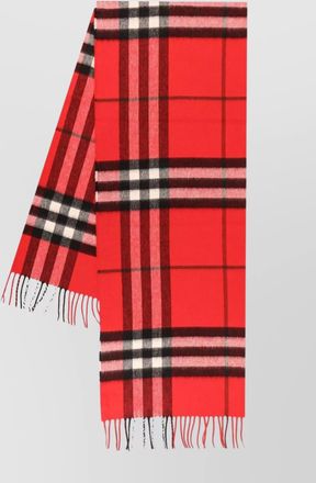 Burberry check cashmere scarf