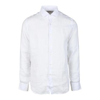 Xacus Linnen Overhemd - Klassieke Stijl - Heren - Zakelijke Overhemden - Wit - 6XL - Linnen - Overhemden