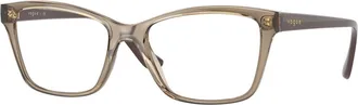 Vogue Eyewear Womens Vo 5420 Eyeglasses In Light Brown/dark Brown